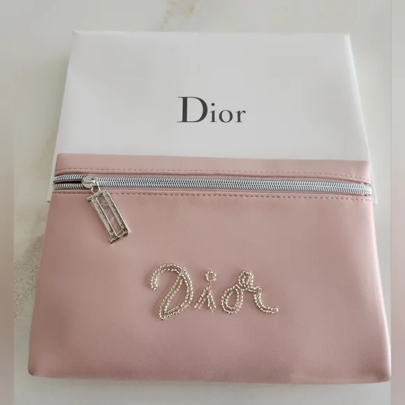 Big!!! Beaded BLUSH Pink GWP Pouch.. So Pretty! GREAT GIFT! - Picture 4 of 12